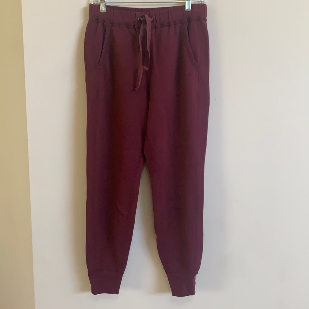 NWT Maroon Abercrombie Joggers, size Medium